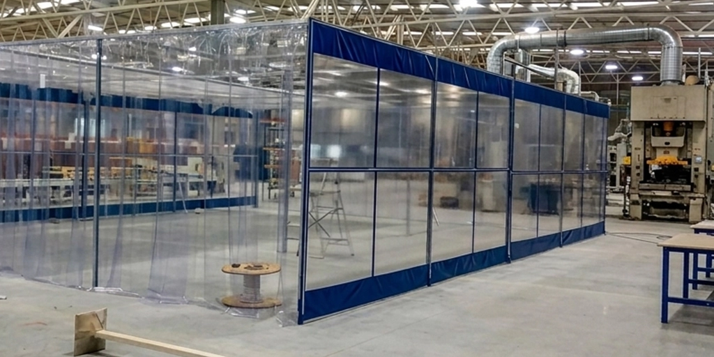 encerramiento en material clear