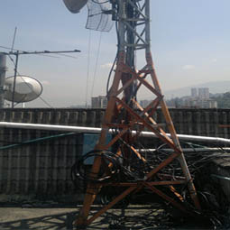 Trabajos en antenas de comunicaciones